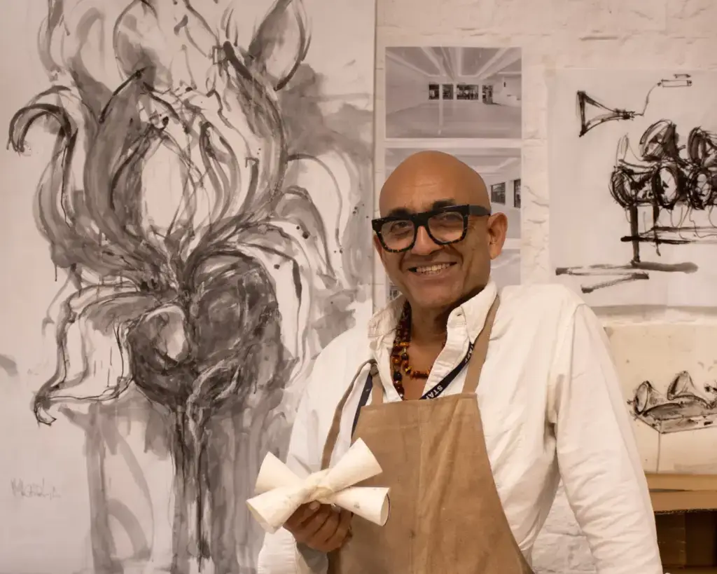 Oswaldo Maciá in Residency at Elizabeth Xi Bauer, Deptford