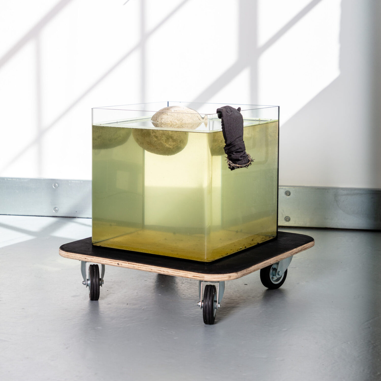 10.09.25, 6:48 pm Greenwich High Road. Singing echoes through the street, a strong voice with a large range. A singing girl comes, I am standing at the bus stop and we all turn our heads away. She's looking for contact, no one knows how to react, she sings, she dances and walks backwards waiting for us to turn to her. We pretend not to see her.